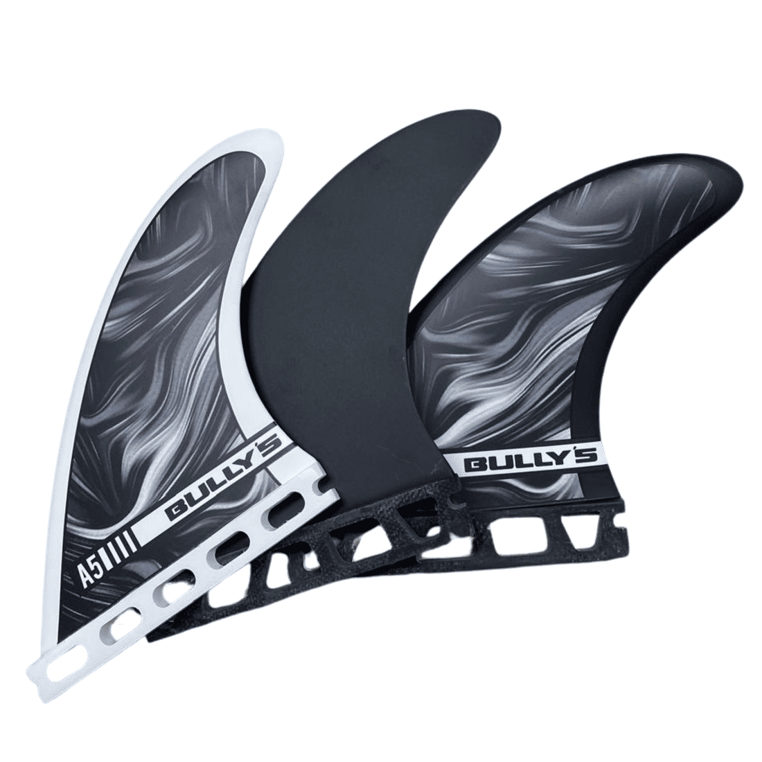 Quilhas Bullys A5 Medium Fibra - Encaixe Futures Quilhas Bullys A5 Medium Fibra - Encaixe Futures