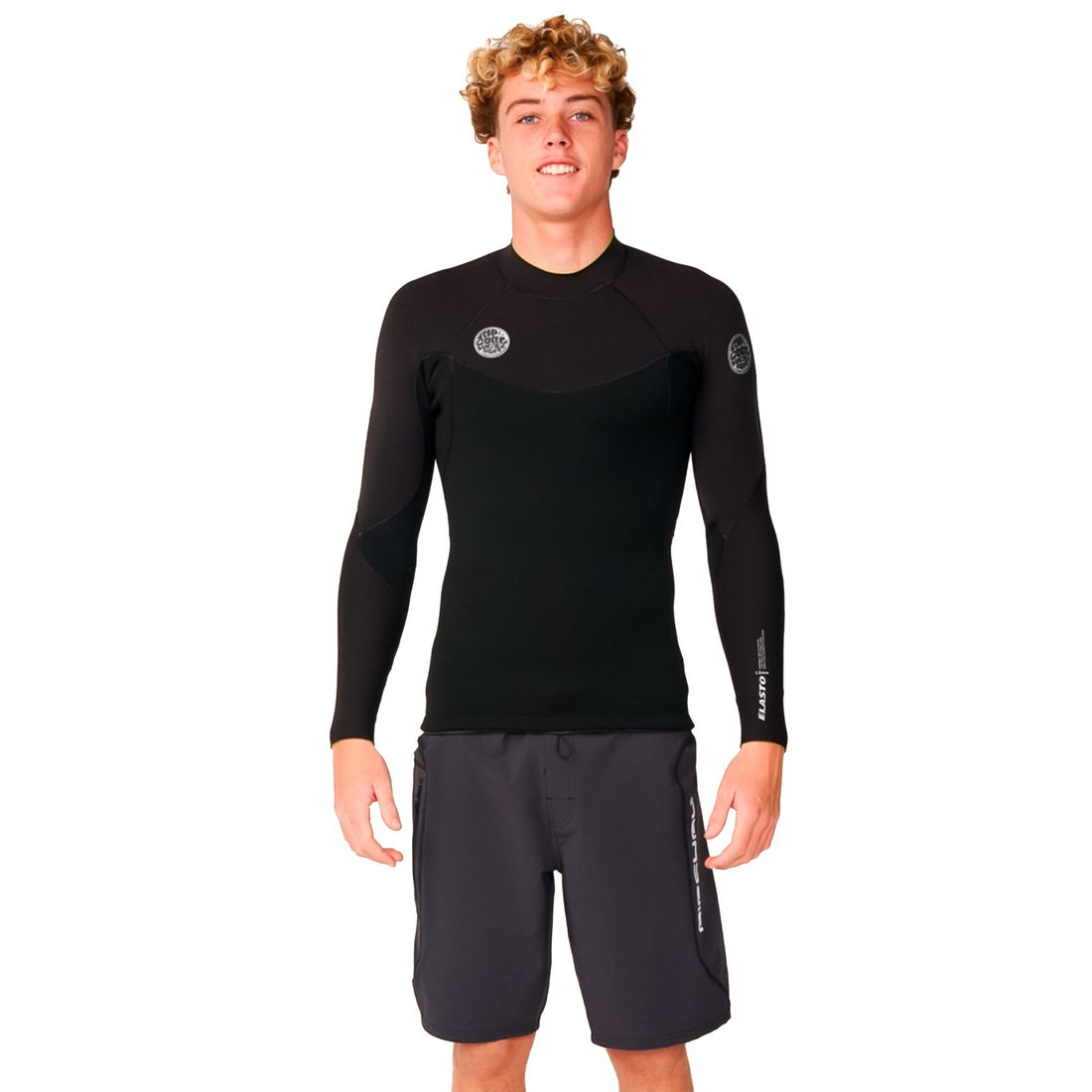Jaqueta Neoprene Rip Curl Elasto 1,5 mm Manga Longa Vedada Back Zip Jaqueta Neoprene Rip Curl Elasto 1,5 mm Manga Longa Vedada Back Zip
