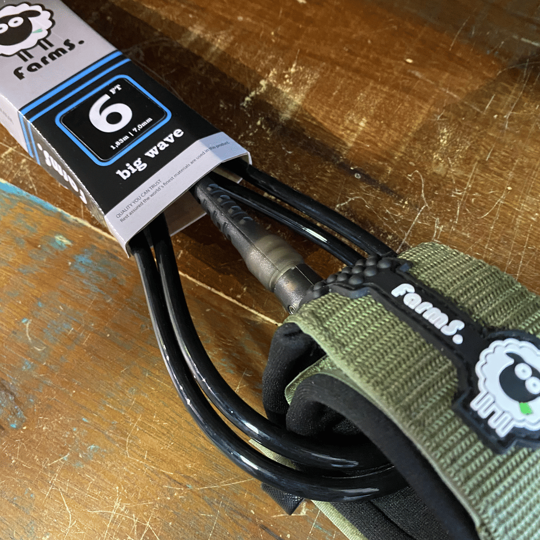 Leash Farms 6' x 7 mm - Big Wave