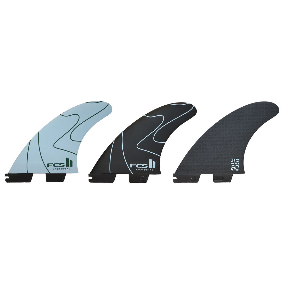 Quilhas FCS II Yago Dora PC Tri - Medium Quilhas FCS II Yago Dora PC Tri - Medium
