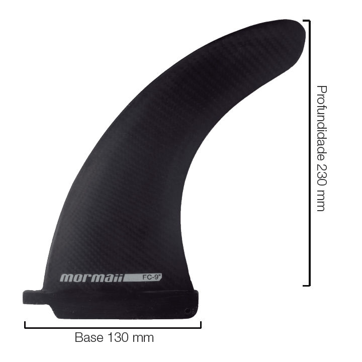 Quilha Longboard / SUP Central Mormaii Full Carbon 9"
