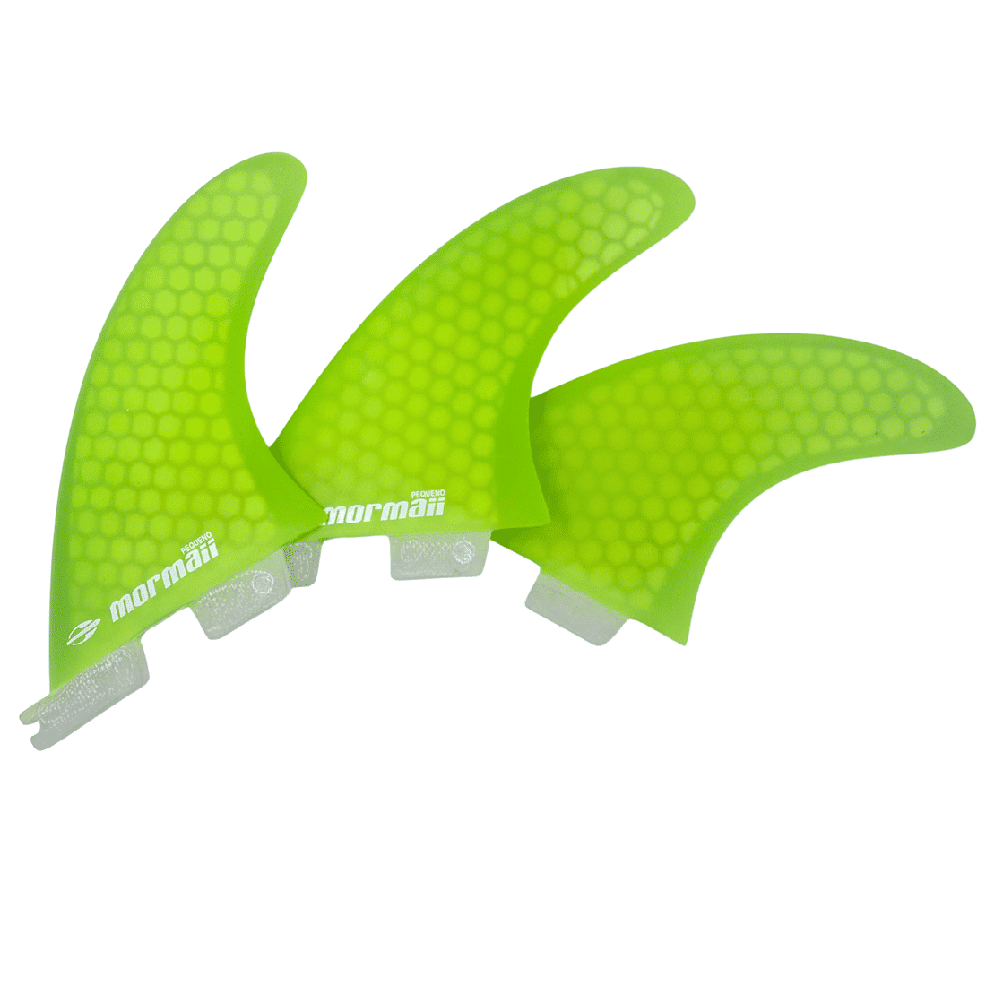 Quilhas Mormaii Glass Small Verde - Encaixe FCS II Quilhas Mormaii Glass Small Verde - Encaixe FCS II