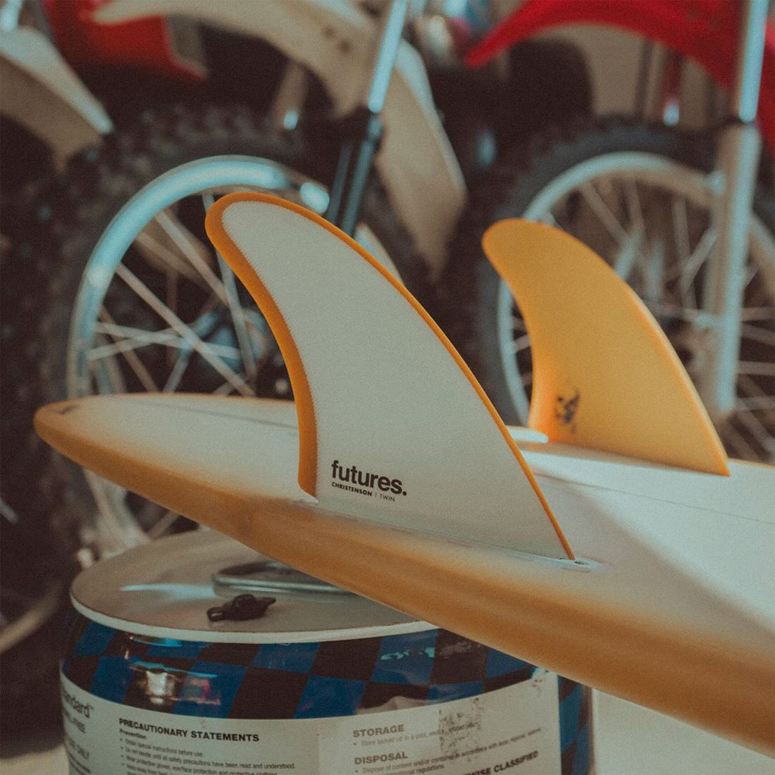 Quilhas Futures Christenson Twin - Biquilha Quilhas Futures Christenson Twin - Biquilha