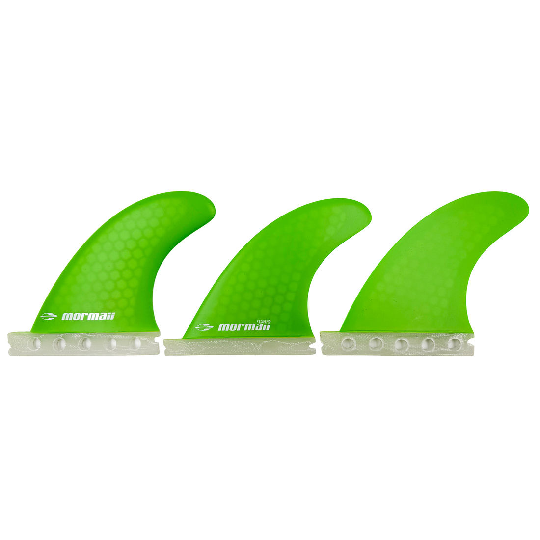 Quilhas Mormaii Glass Small Verde - Encaixe Futures Quilhas Mormaii Glass Small Verde - Encaixe Futures