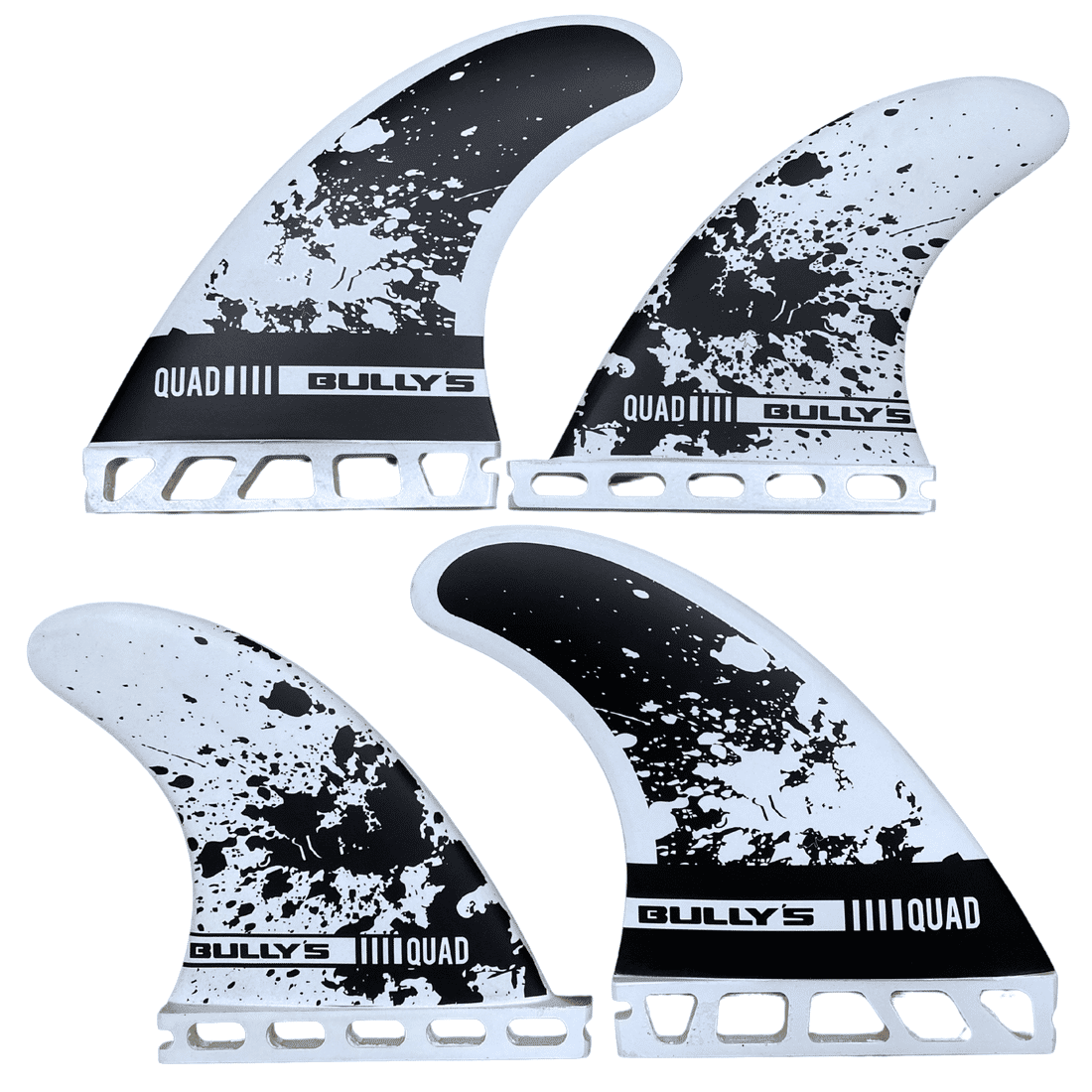 Quilhas Bullys Ultralight P7 Quad - Encaixe Futures Quilhas Bullys Ultralight P7 Quad - Encaixe Futures