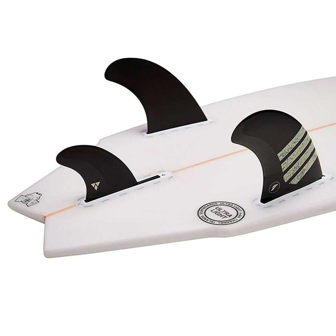 Quilhas Futures T1 Twin Alpha - Biquilha + Estab