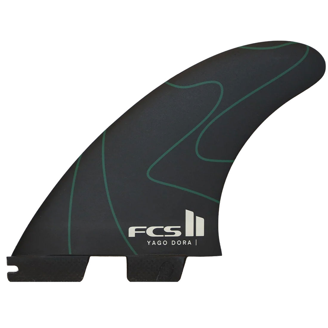 Quilhas FCS II Yago Dora PC Tri Pulse Green - Medium Quilhas FCS II Yago Dora PC Tri Pulse Green - Medium