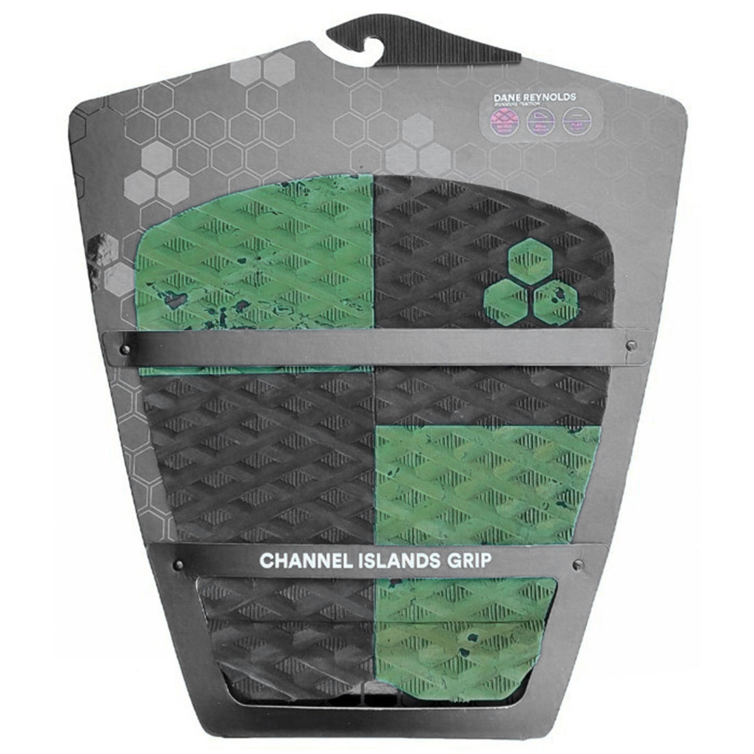 Deck Channel Island - Al Merrick Dane Reynolds Preto/Verde Deck Channel Island - Al Merrick Dane Reynolds Preto/Verde