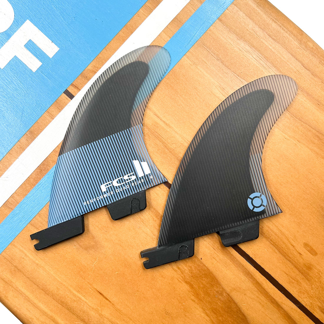 Quilhas FCS II Performer PC - Traseiras Quadriquilha (2 Quilhas) - Medium