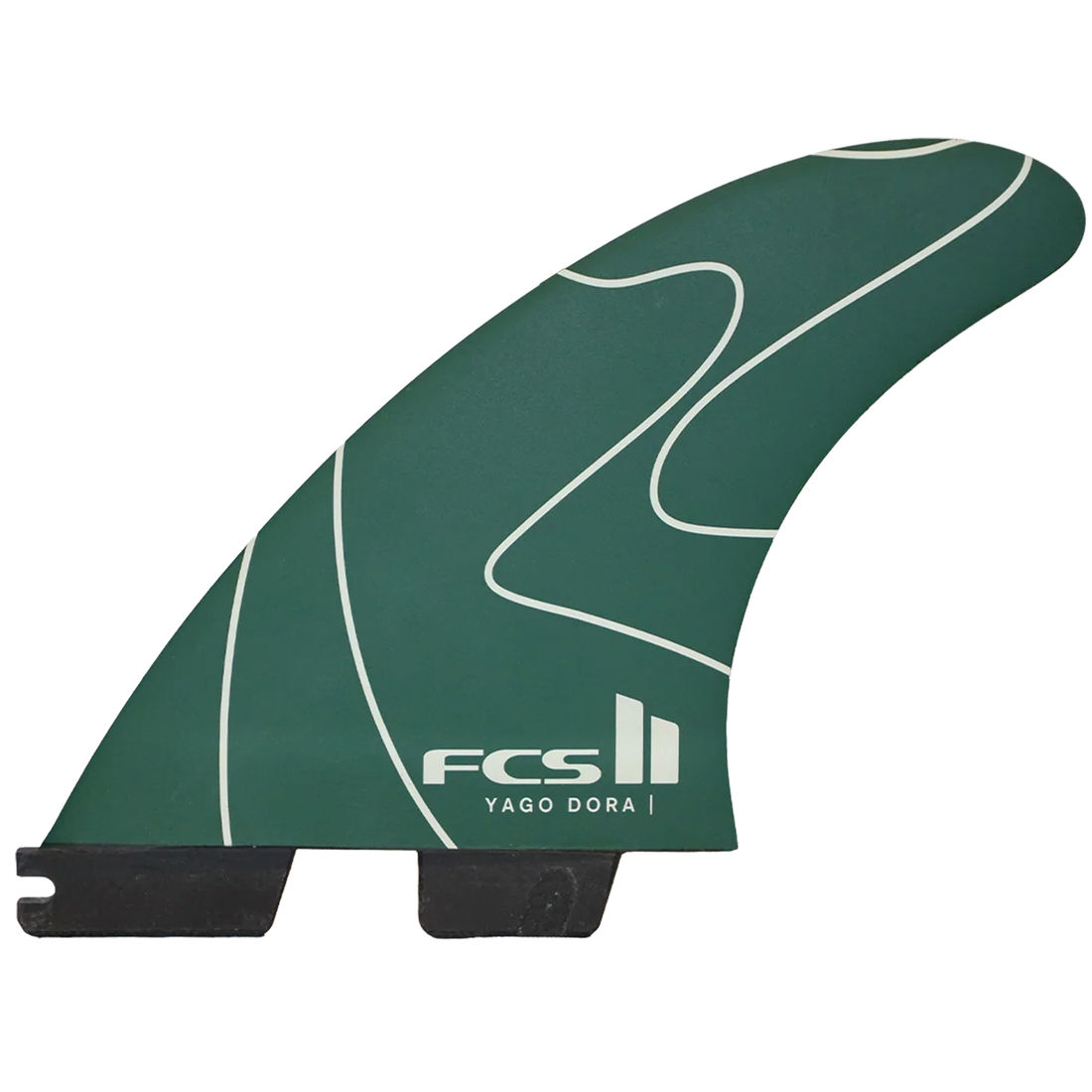 Quilhas FCS II Yago Dora PC Tri Pulse Green - Large Quilhas FCS II Yago Dora PC Tri Pulse Green - Large