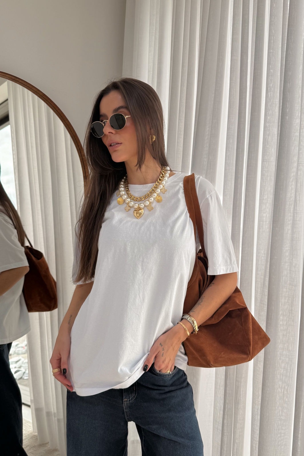 T-SHIRT ESTONADA LISA BRANCA T-SHIRT ESTONADA LISA BRANCA