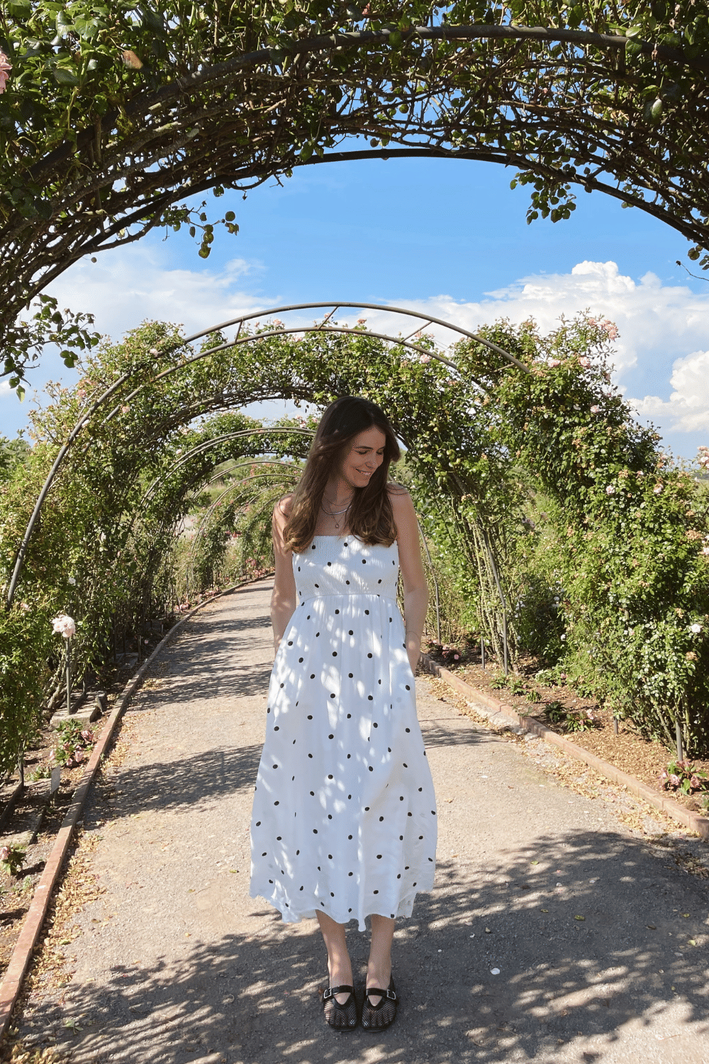 VESTIDO MIDI PANDORA POÁ BRANCO