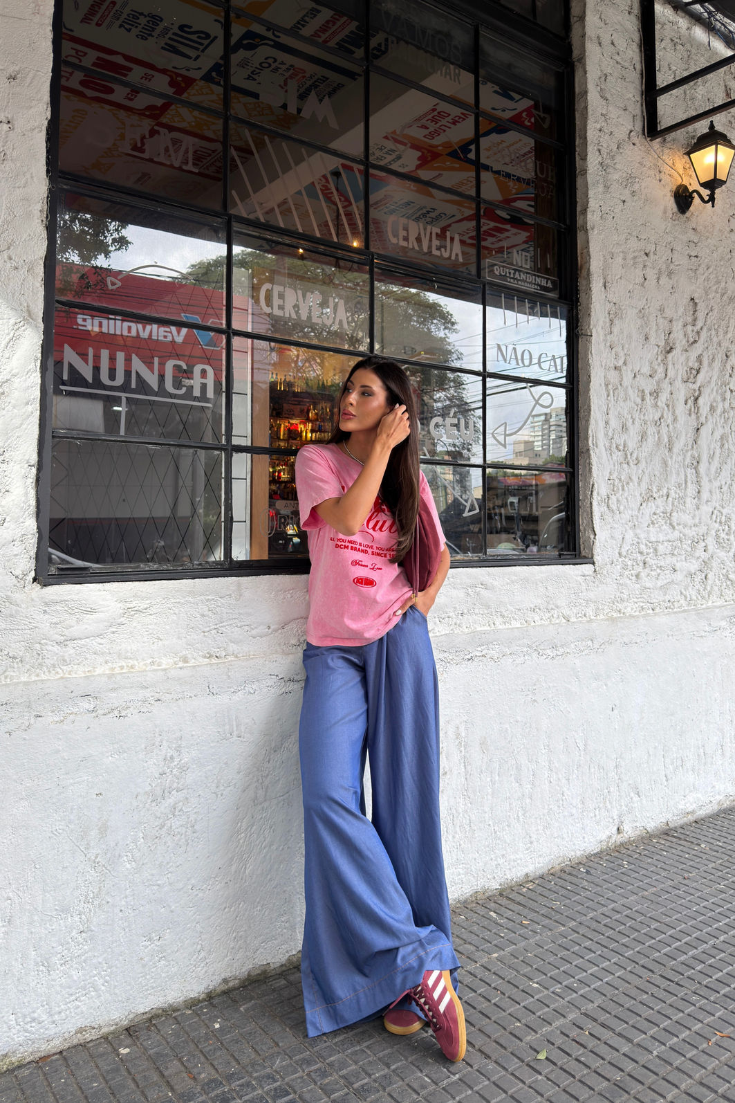 T-SHIRT ESTONADA LOVERS CLUB (COM FLOCADO) PINK HOT MARMORIZADO T-SHIRT ESTONADA LOVERS CLUB (COM FLOCADO) PINK HOT MARMORIZADO