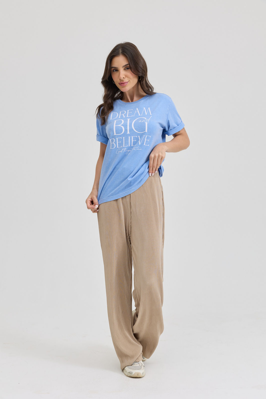 T-SHIRT ESTONADA DREAM BIG AZUL SERENITY T-SHIRT ESTONADA DREAM BIG AZUL SERENITY