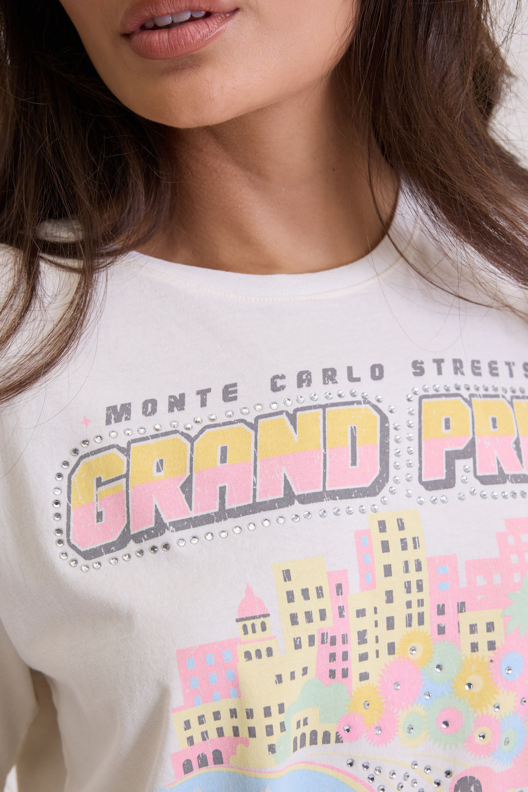 T-SHIRT ESTONADA MONTE CARLO F1 OFF WHITE T-SHIRT ESTONADA MONTE CARLO F1 OFF WHITE