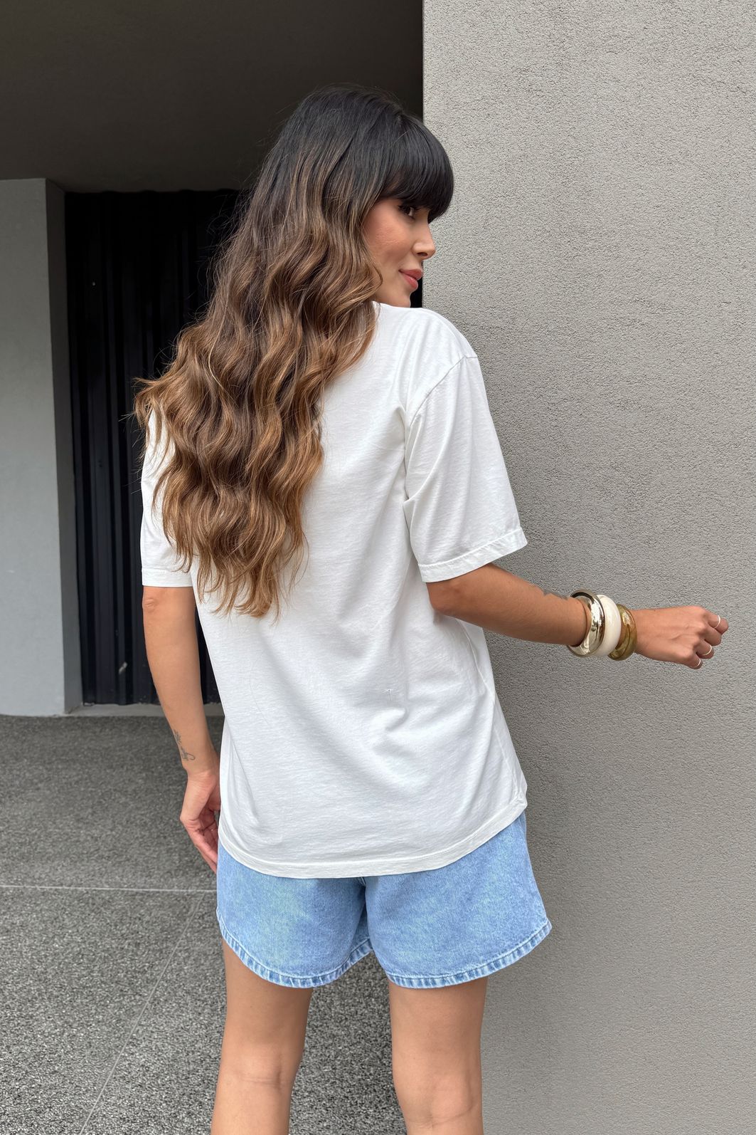 T-SHIRT ESTONADA LIFE HAS A MEMORY OFF WHITE