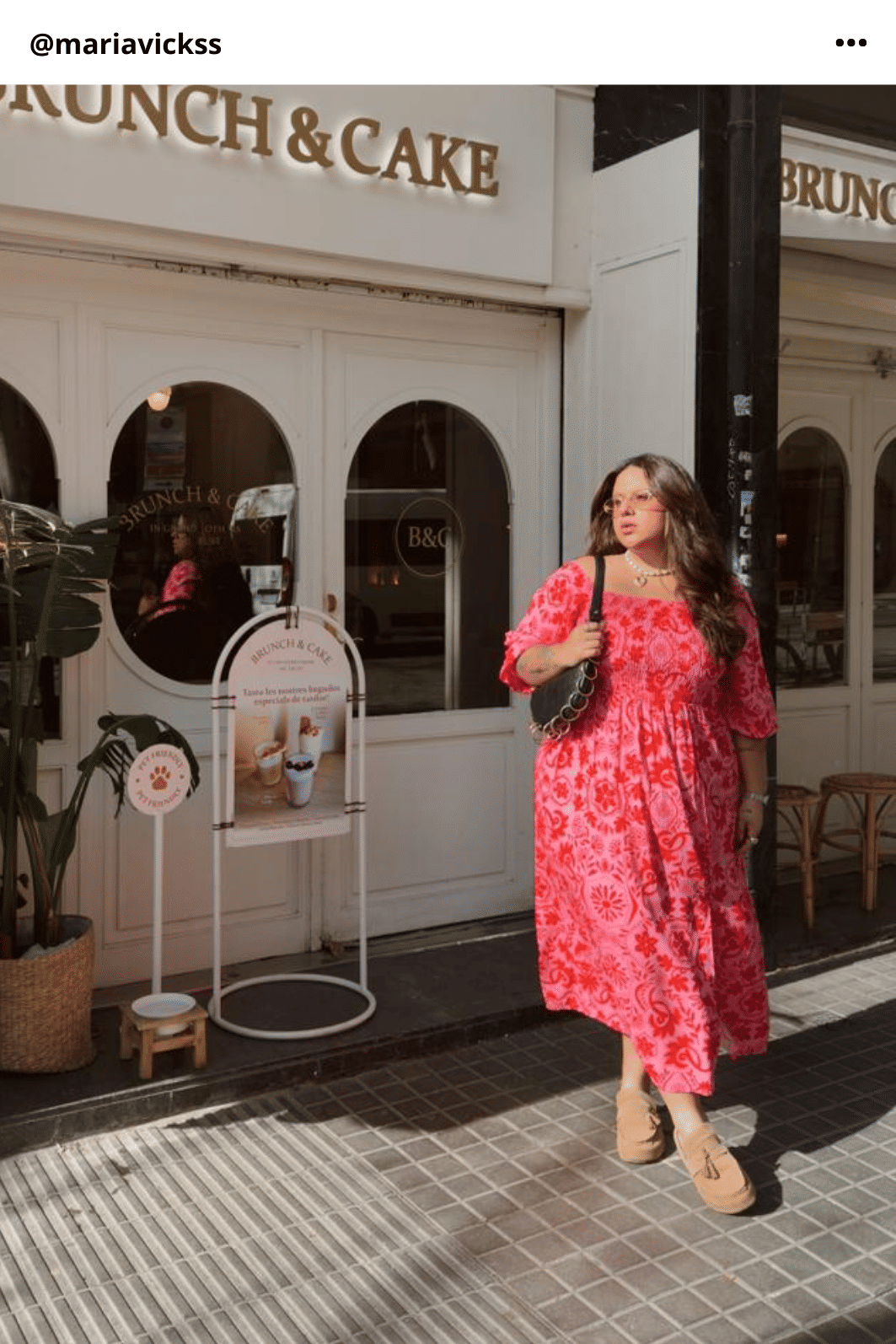 VESTIDO MIDI BARBARA LA FIORE ROSA