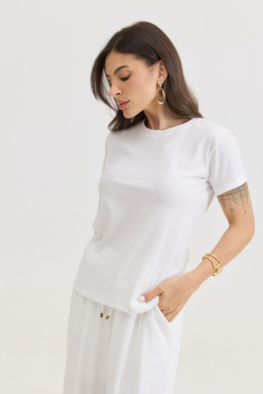 CONJUNTO CANELADO AMANDA OFF WHITE CONJUNTO CANELADO AMANDA OFF WHITE