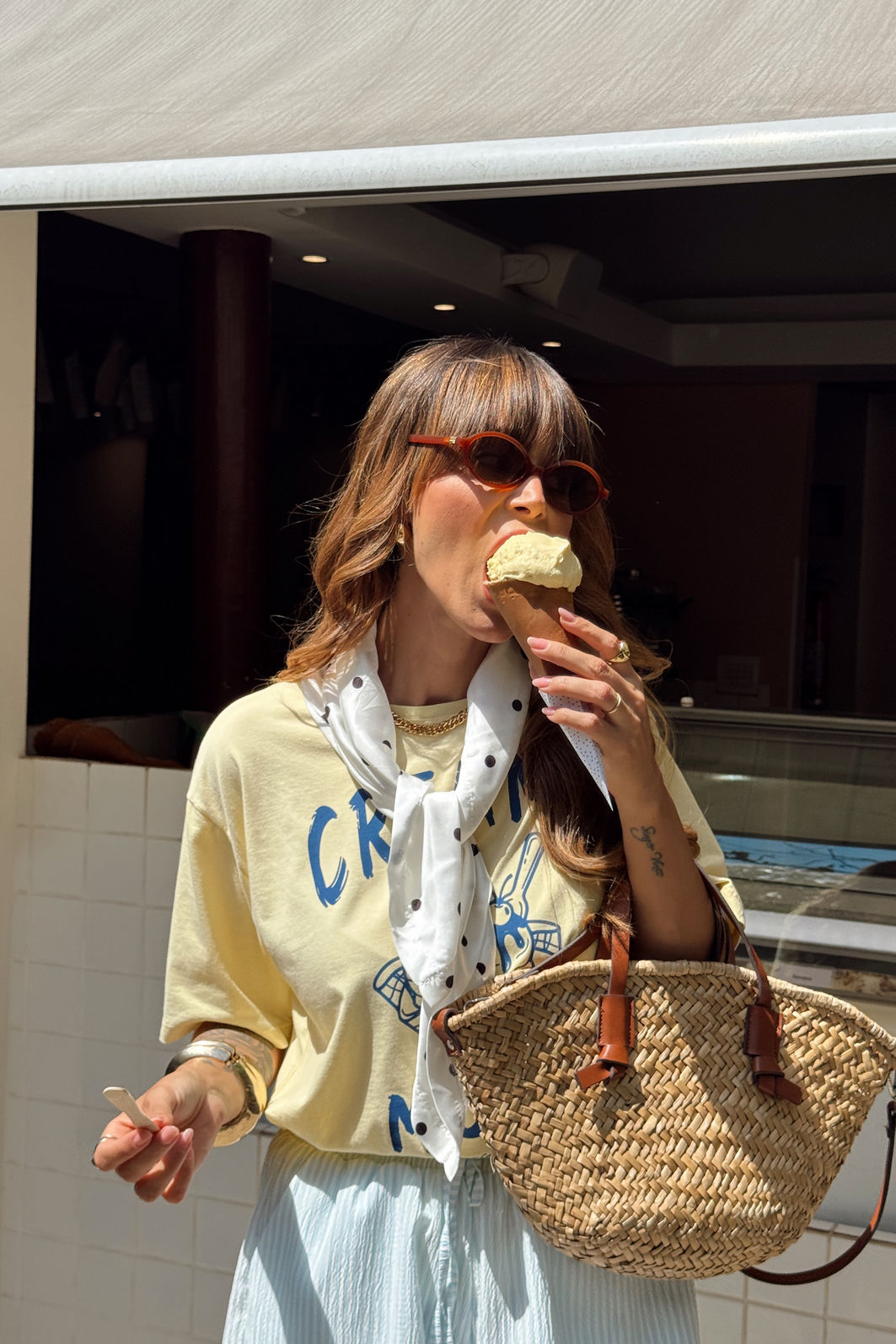 T-SHIRT ESTONADA CREAMY MOOD AMARELO CANDY T-SHIRT ESTONADA CREAMY MOOD AMARELO CANDY