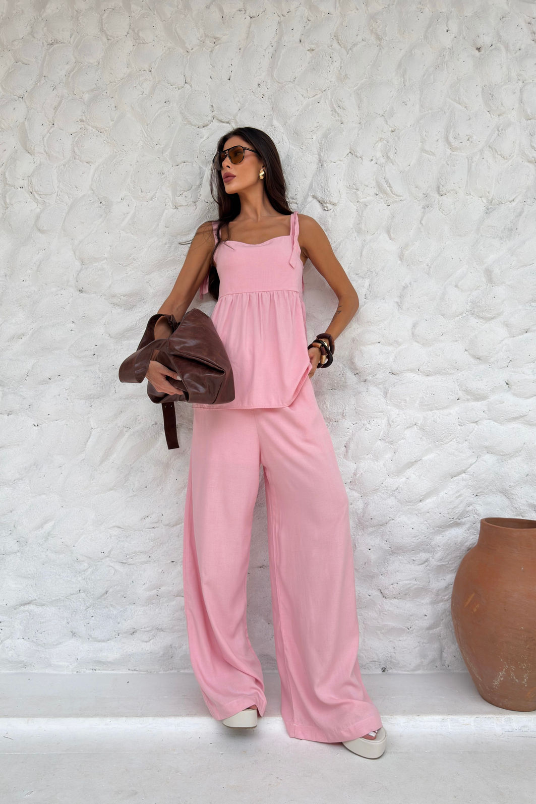 CALÇA PANTALONA CARIBE ROSA CANDY CALÇA PANTALONA CARIBE ROSA CANDY