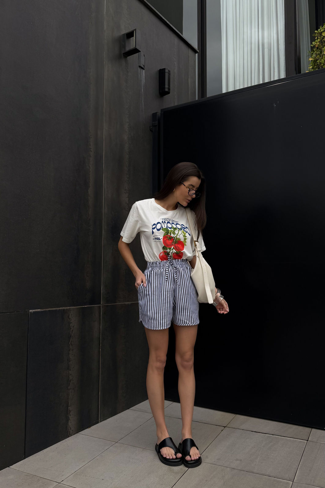 T-SHIRT ESTONADA POMODORO OFF WHITE