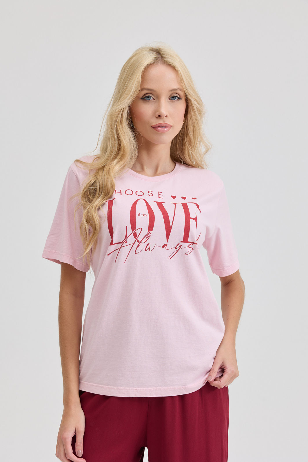T-SHIRT ESTONADA CHOOSE LOVE ROSA SWEET T-SHIRT ESTONADA CHOOSE LOVE ROSA SWEET