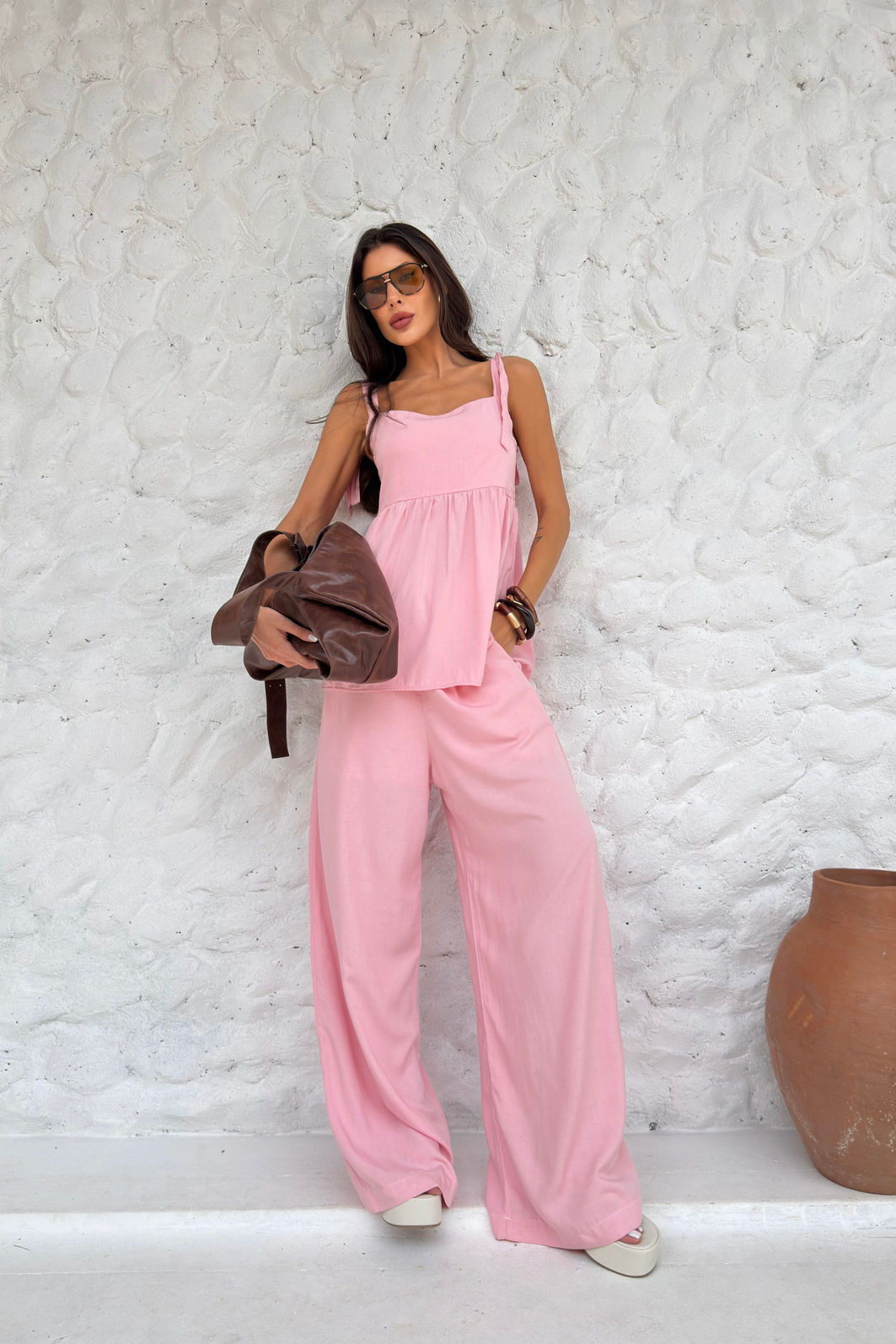 CALÇA PANTALONA CARIBE ROSA CANDY CALÇA PANTALONA CARIBE ROSA CANDY
