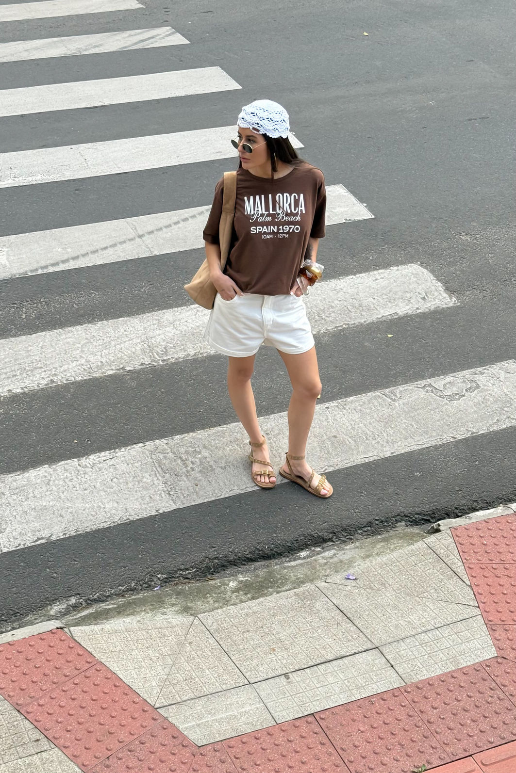 T-SHIRT ESTONADA MALLORCA MARROM CHOCOLATE