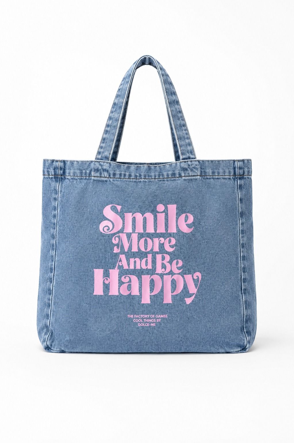 ECOBAG SMILE AZUL JEANS CLARO ECOBAG SMILE AZUL JEANS CLARO