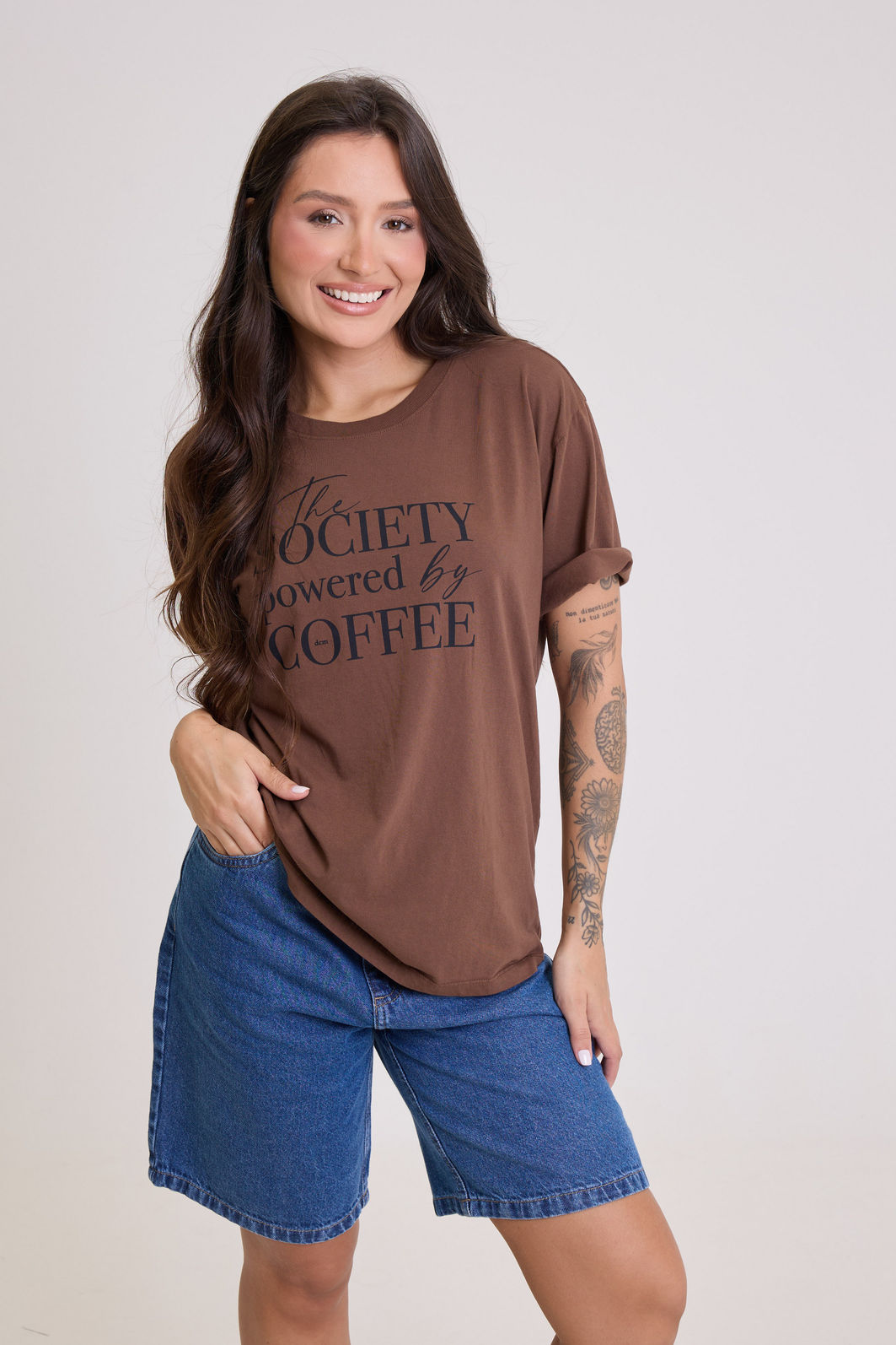 T-SHIRT ESTONADA THE SOCIETY COFFEE T-SHIRT ESTONADA THE SOCIETY COFFEE