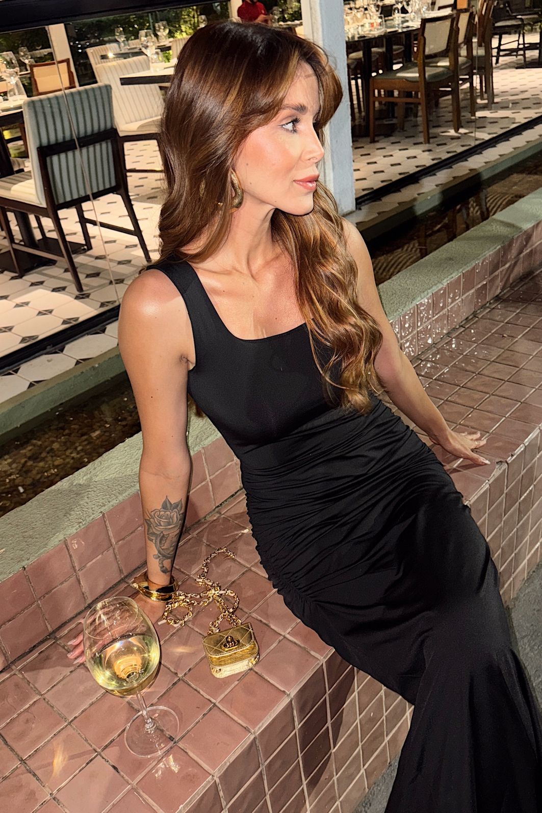 VESTIDO DECOTE QUADRADO GORGEOUS PRETO