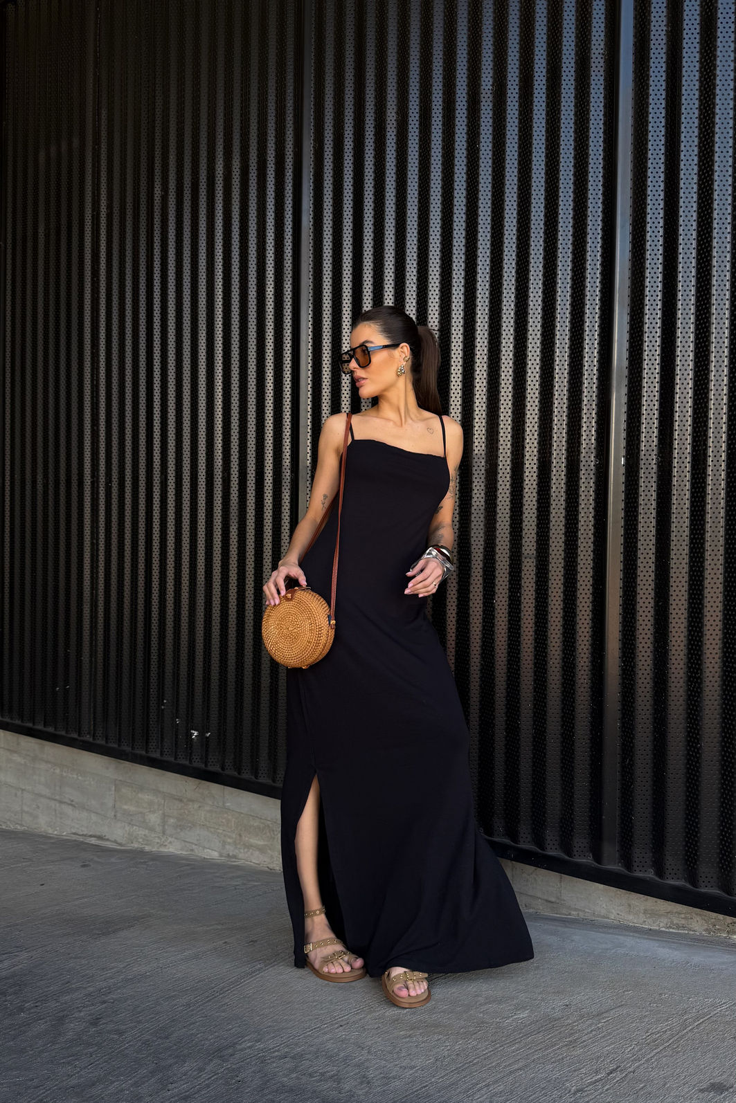VESTIDO LONGO KENDALL PRETO VESTIDO LONGO KENDALL PRETO