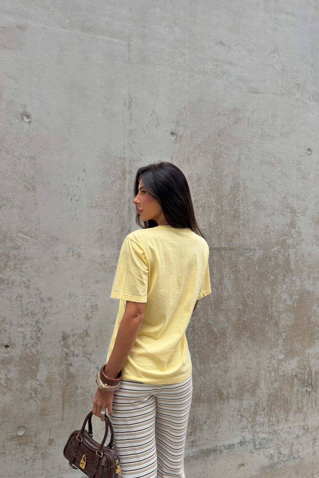 T-SHIRT ESTONADA CREATING SOMETHING AMARELO CANDY T-SHIRT ESTONADA CREATING SOMETHING AMARELO CANDY