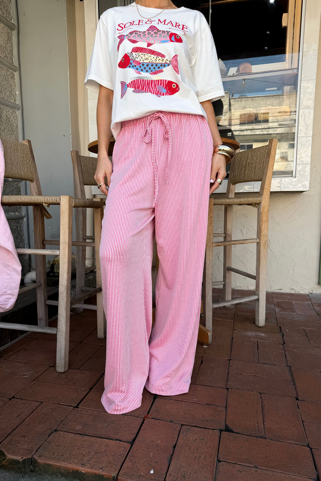 CALÇA PANTALONA LOUISE ROSA CALÇA PANTALONA LOUISE ROSA