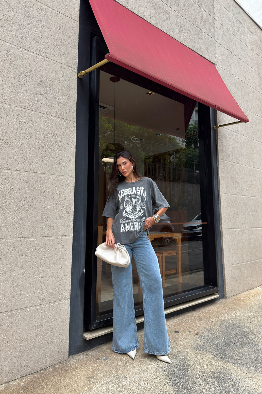 T-SHIRT OVERSIZED NEBRASKA CHUMBO T-SHIRT OVERSIZED NEBRASKA CHUMBO