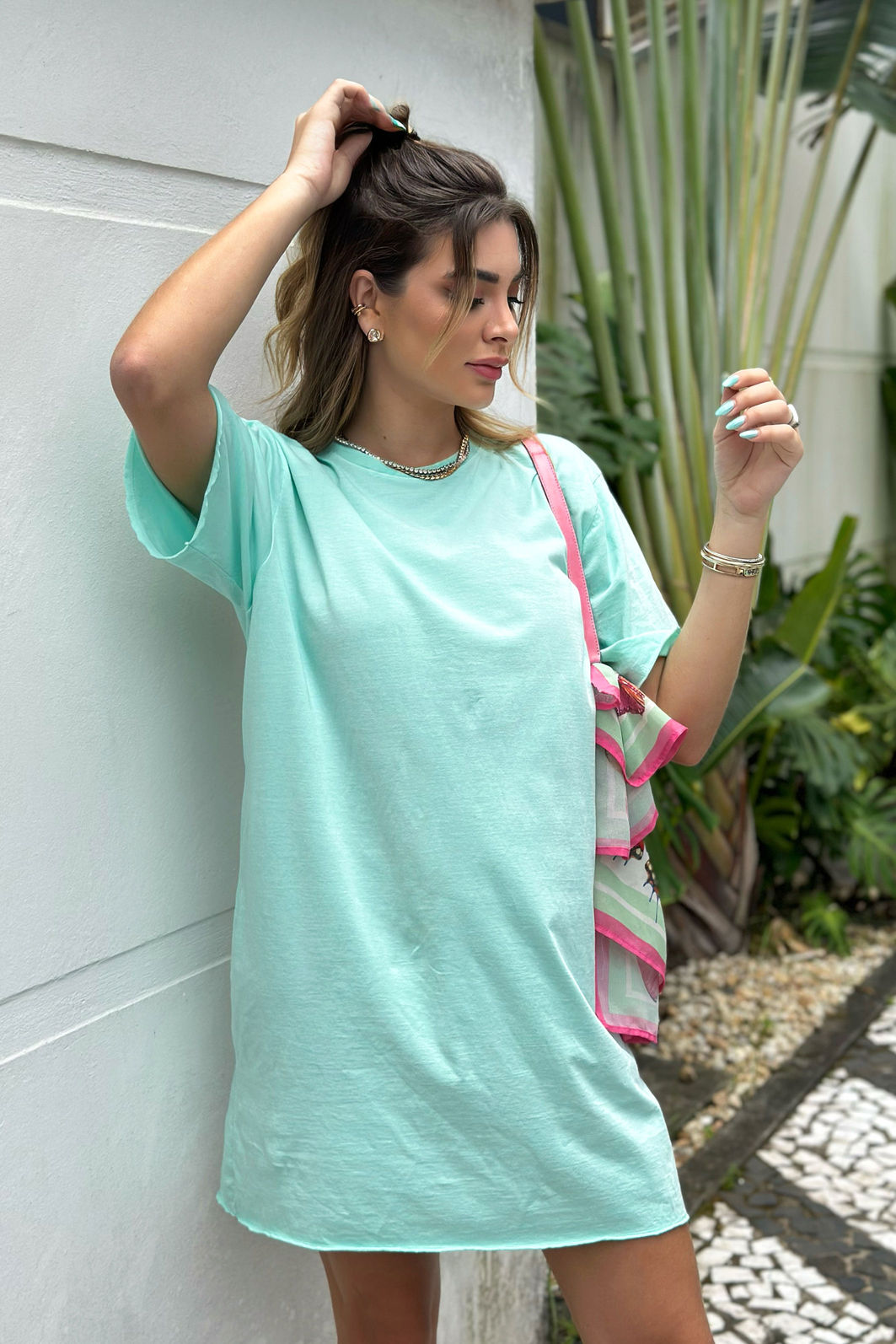 Vestido camisetão sales