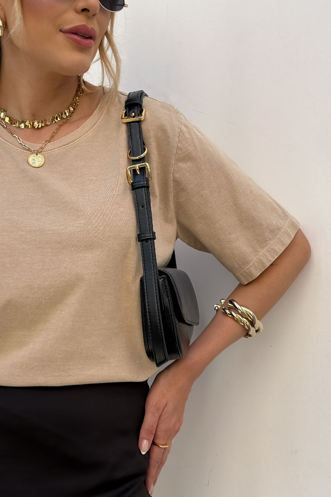 T-SHIRT ESTONADA LISA CAMEL T-SHIRT ESTONADA LISA CAMEL