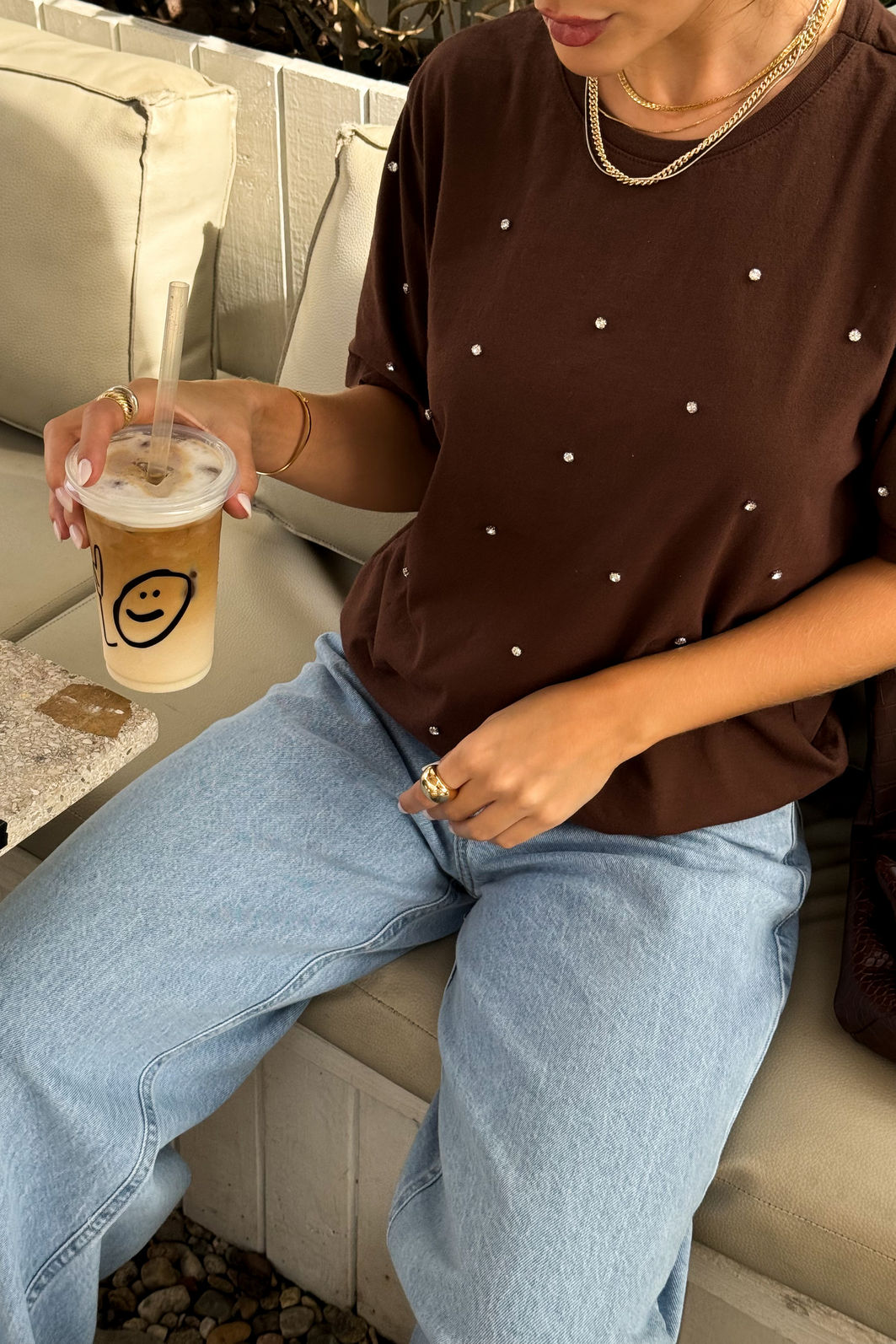 CALÇA JEANS WIDE LEG HAILEY AZUL CLARO CALÇA JEANS WIDE LEG HAILEY AZUL CLARO