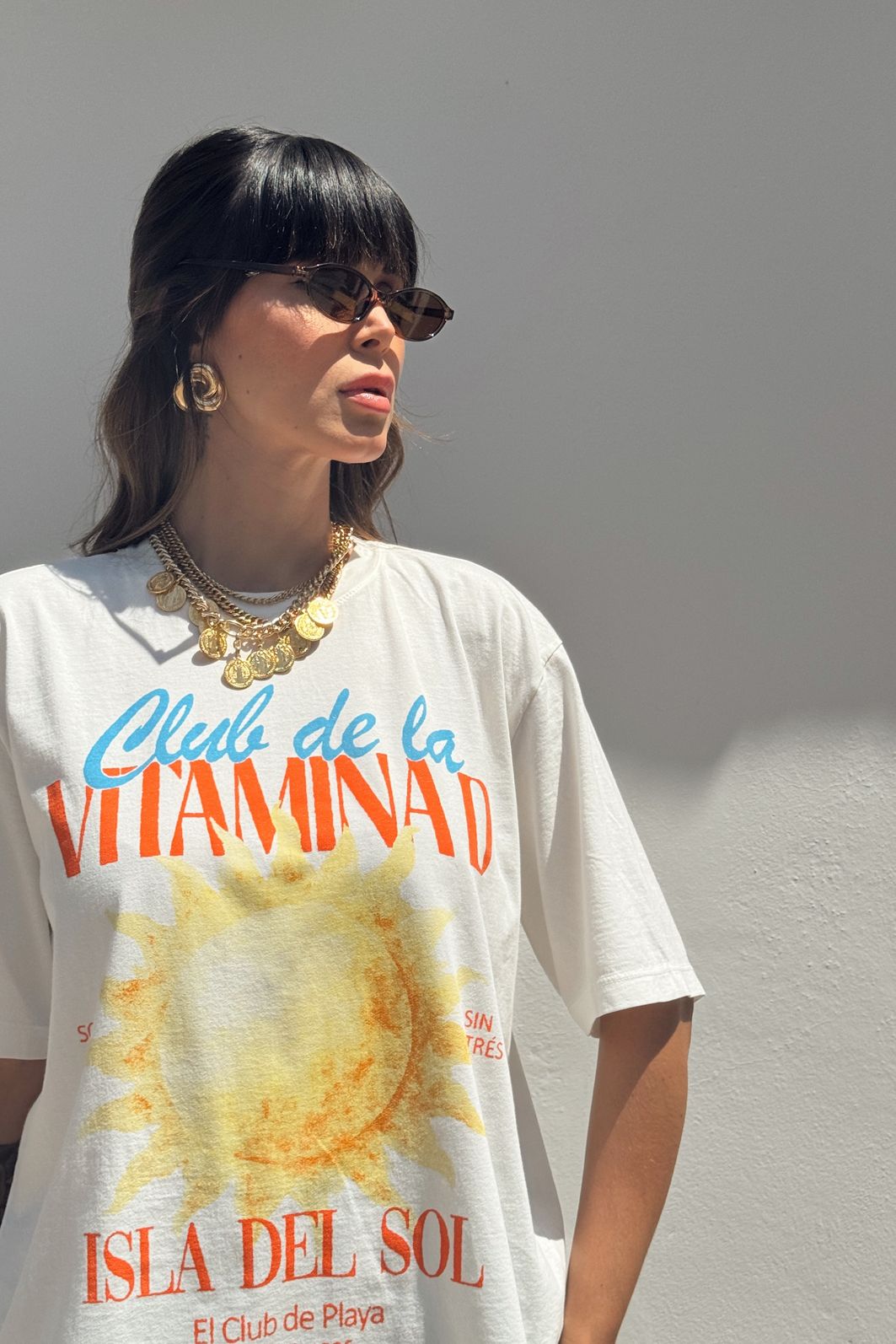 T-SHIRT OVERSIZED VITAMINA D OFF WHITE