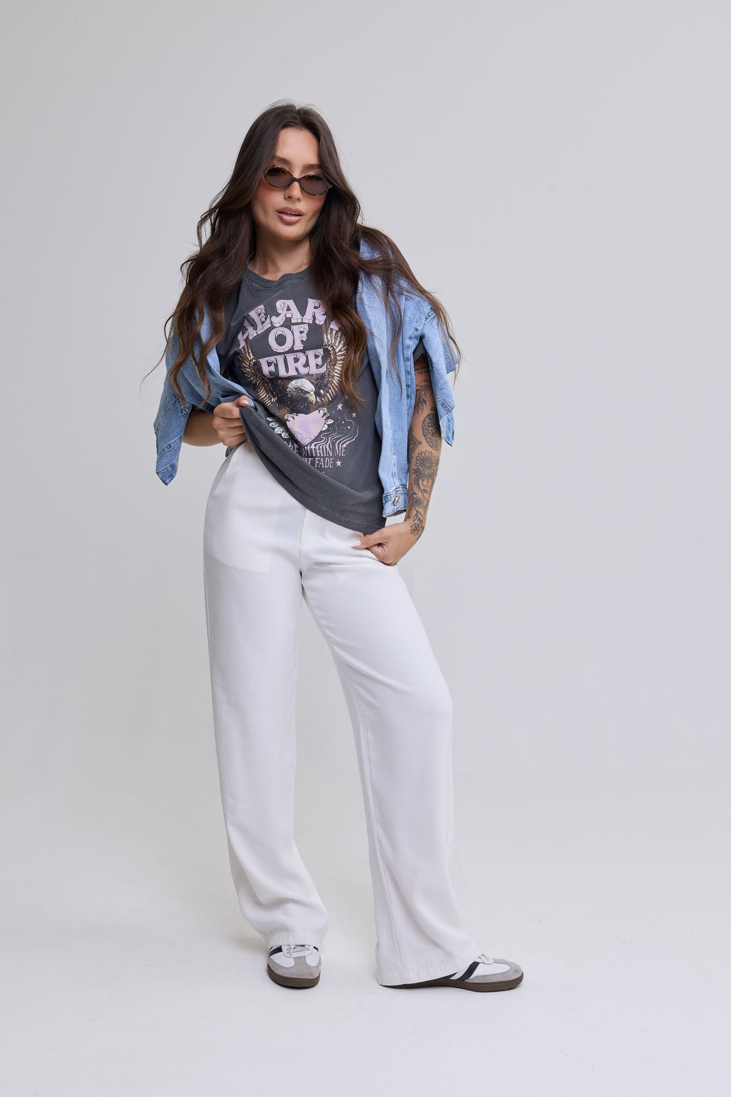 T-SHIRT ESTONADA HEART OF FIRE CHUMBO T-SHIRT ESTONADA HEART OF FIRE CHUMBO