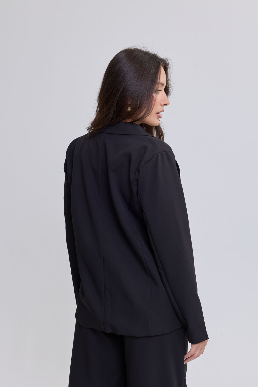 BLAZER DE ALFAIATARIA MANGA LONGA OVERSIZED FRANCESCA PRETO