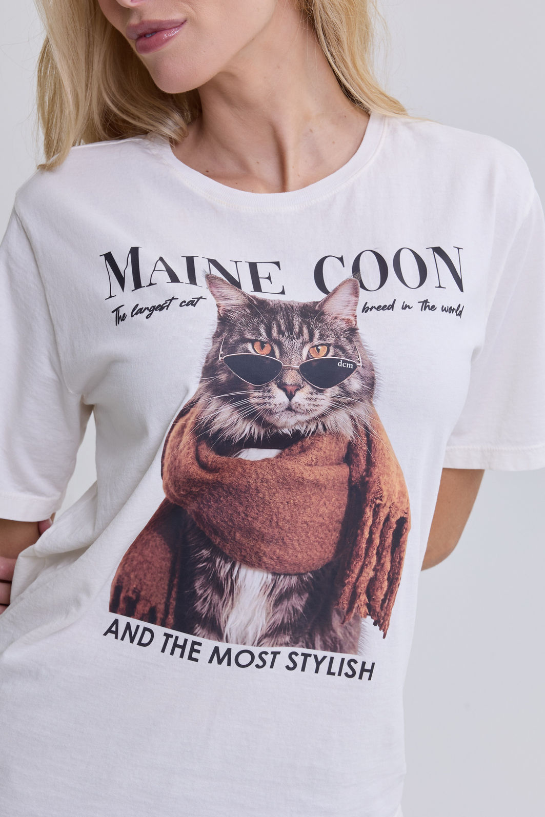T-SHIRT ESTONADA GATO STYLE OFF WHITE T-SHIRT ESTONADA GATO STYLE OFF WHITE