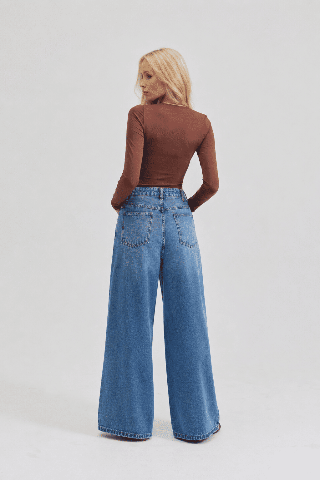 CALÇA JEANS SUPER PANTALONA CELINE AZUL CALÇA JEANS SUPER PANTALONA CELINE AZUL