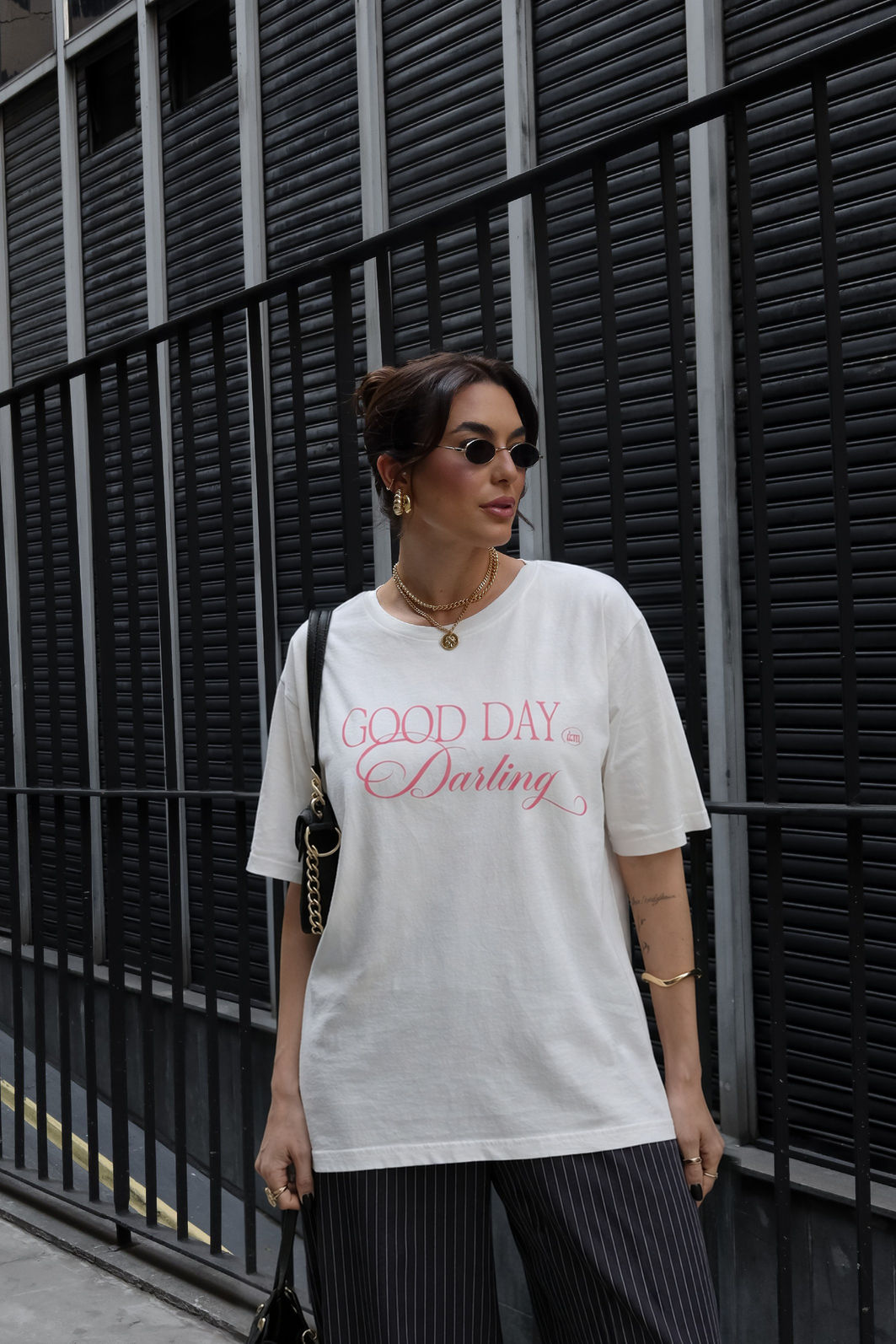 T-SHIRT ESTONADA GOOD DAY DARLING OFF WHITE T-SHIRT ESTONADA GOOD DAY DARLING OFF WHITE