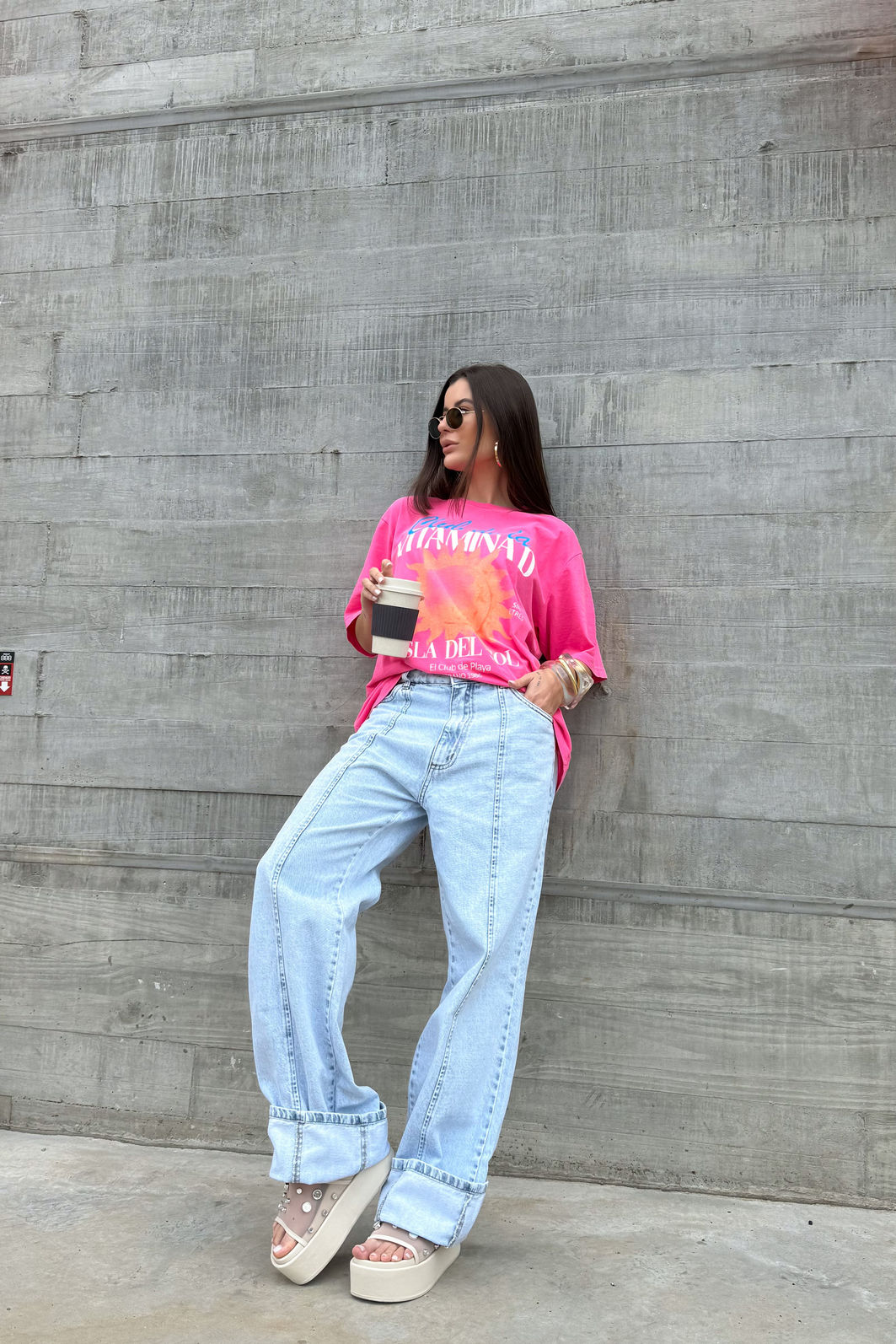T-SHIRT OVERSIZED VITAMINA D ROSA SUMMER