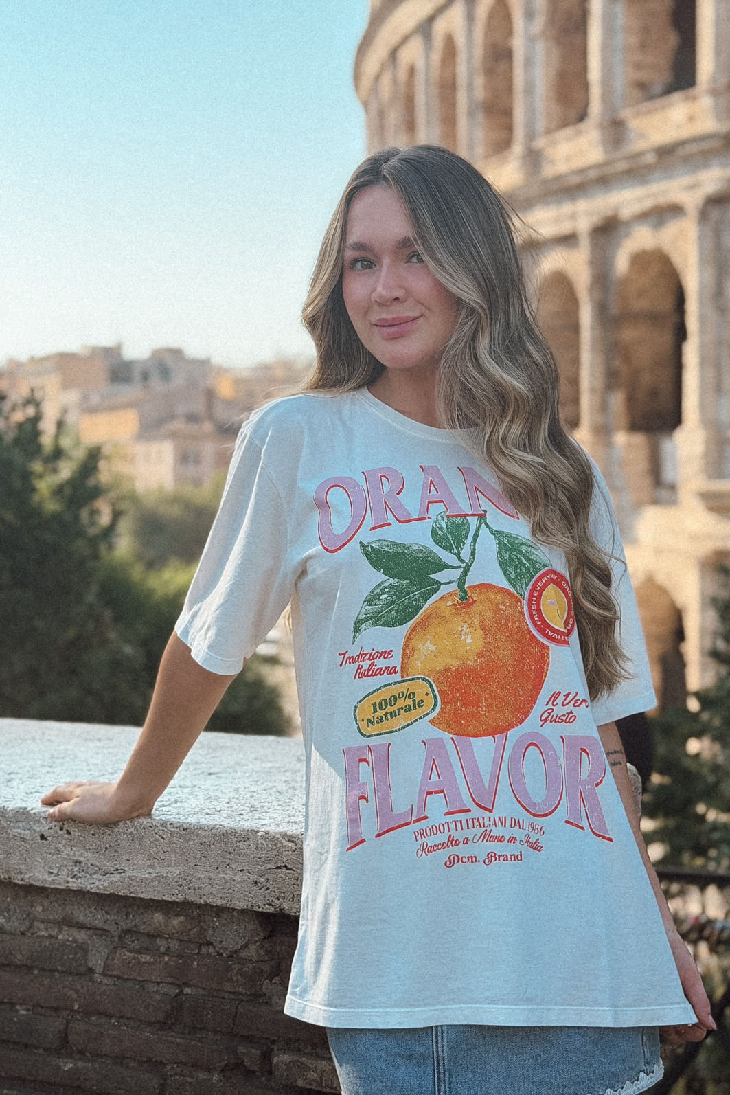 T-SHIRT OVERSIZED ORANGE FLAVOR T-SHIRT OVERSIZED ORANGE FLAVOR