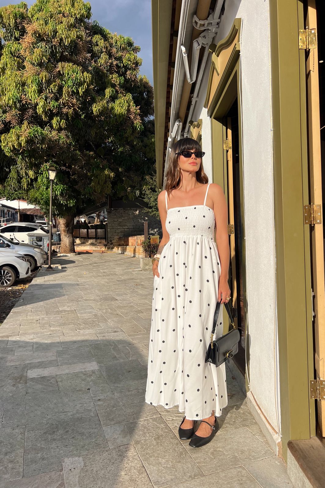 VESTIDO MIDI PANDORA POÁ BRANCO