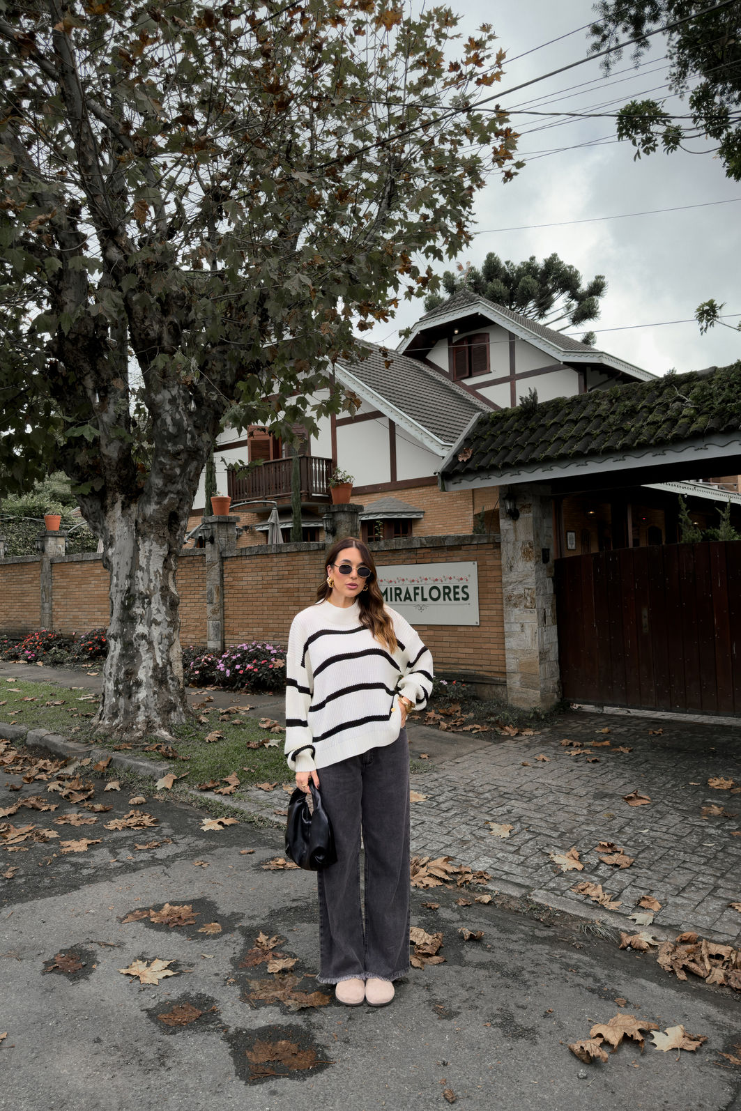TRICOT LISTRADO COZY OFF WHITE