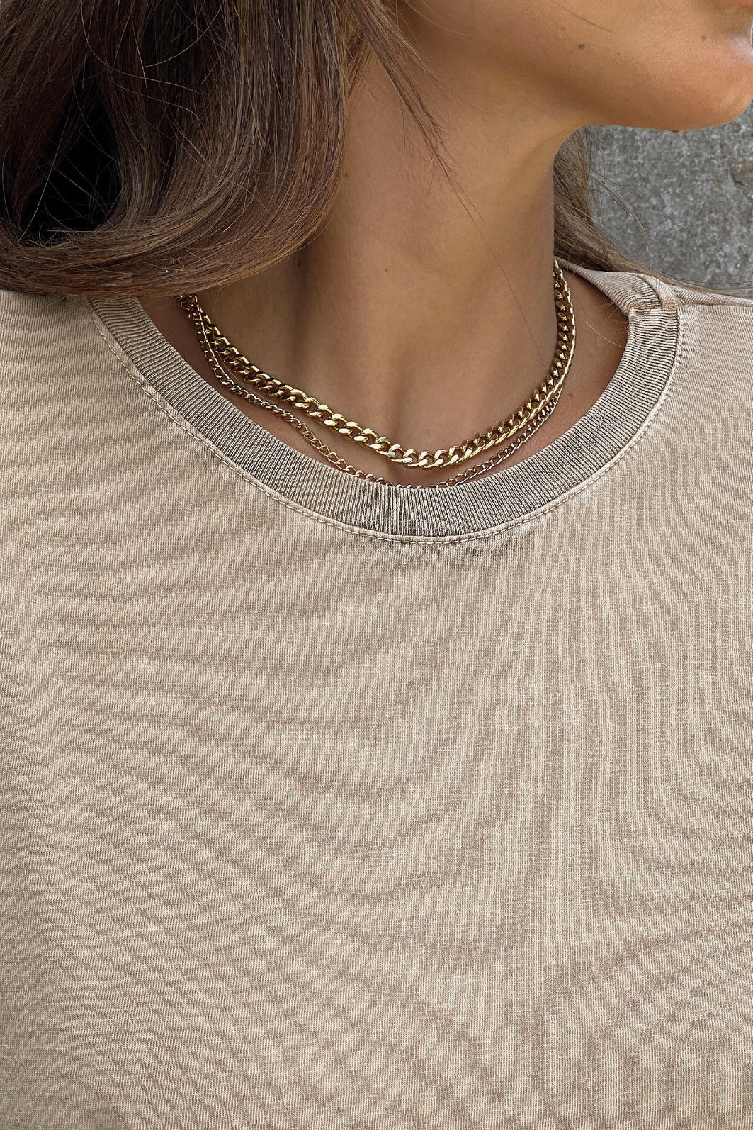 T-SHIRT ESTONADA LISA CAMEL T-SHIRT ESTONADA LISA CAMEL