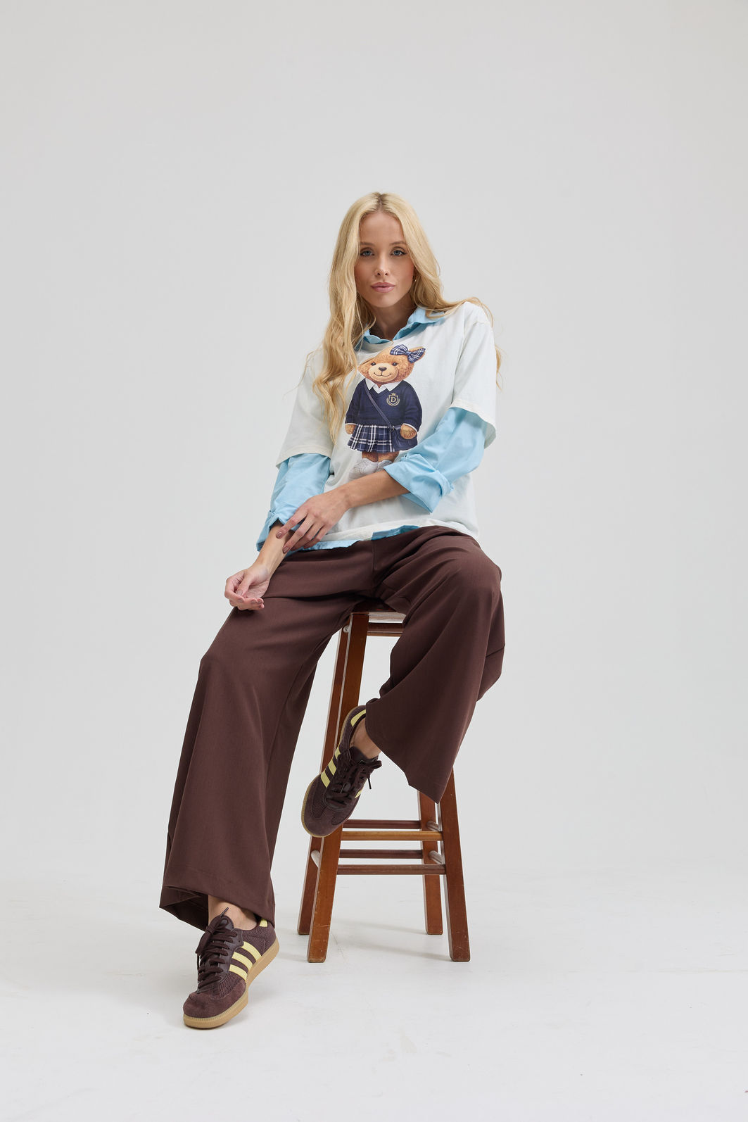 CALÇA ALFAIATARIA PANTALONA GISELLE MARROM TRUFADO CALÇA ALFAIATARIA PANTALONA GISELLE MARROM TRUFADO